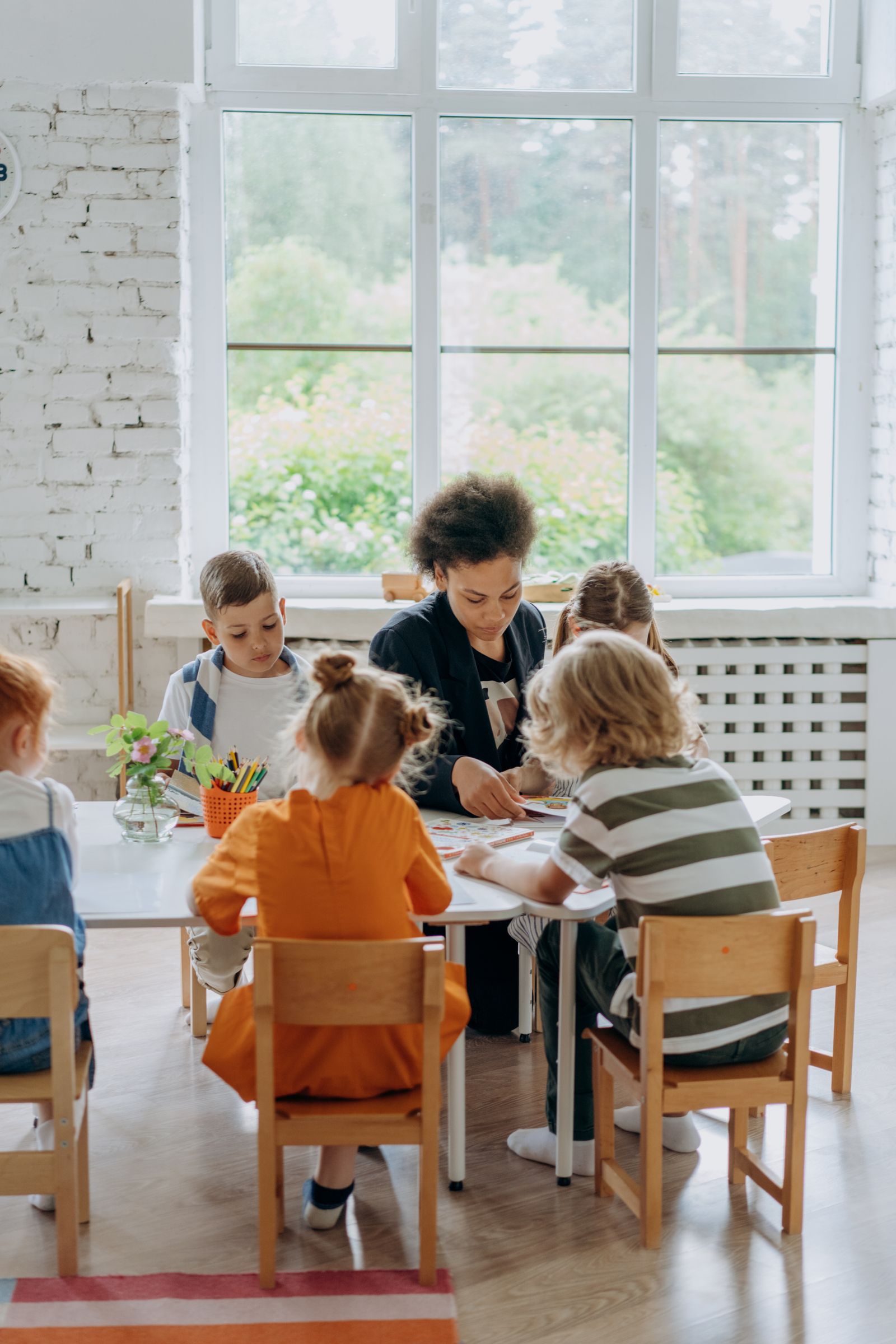 Small group classroom lesson